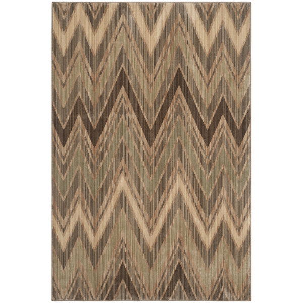 Safavieh Infinity Chevron Taupe/Beige Area Rug Wayfair